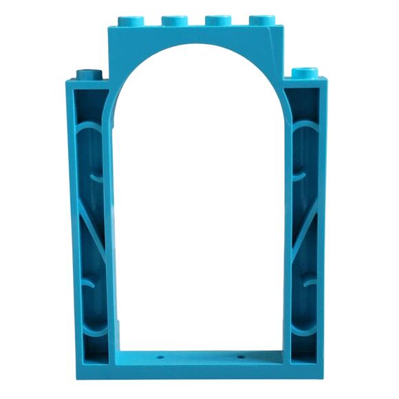 LEGO Wall Door with Arch Medium Azure Blue 40066 43199‎ Frozen Replacement Parts - Picture 2 of 2